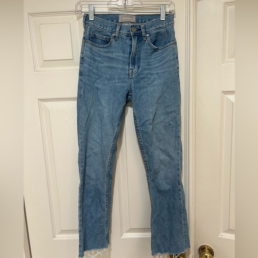 Everlane women blue washed denim pants‎ jeans size 24